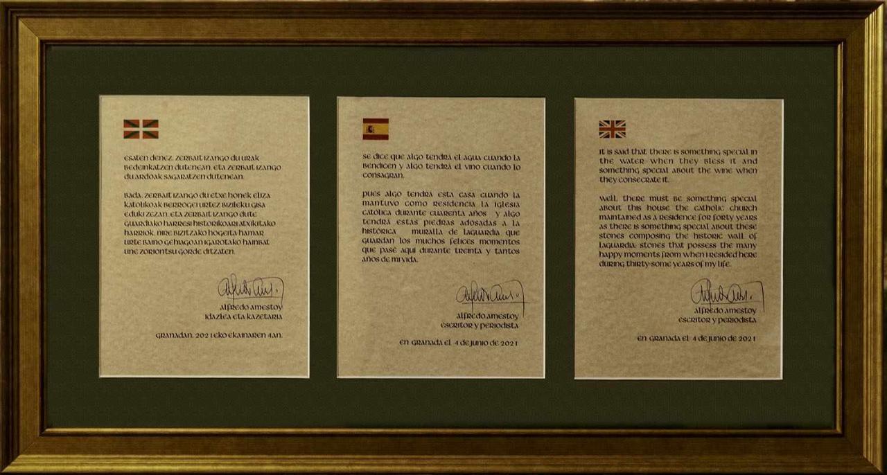 El Retiro Del Obispo Pensionat La Guardia Eksteriør billede